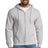 Port & Co ™ Tall Essential Fleece Full - Zip Hooded Sweatshirt. PC90ZHT - Port & Co PC90ZHT Ash LT Zip Hoodies