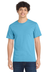 Port & Co ™ Tall Essential Tee. PC61T - Port & Co PC61T Aquatic Blue LT Short Sleeve T-Shirts