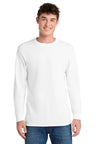 Port & Co ™ Tall Long Sleeve Core Blend Tee. PC55LST - Port & Co PC55LST White LT Long Sleeve T-Shirts