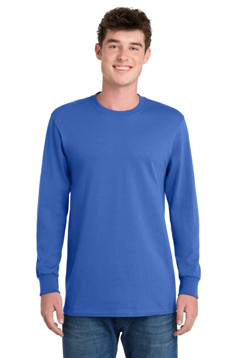 Port & Co ™ Tall Long Sleeve Essential Tee. PC61LST - Port & Co PC61LST Royal LT Long Sleeve T-Shirts