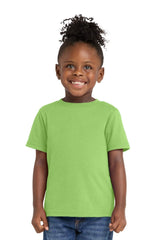 Port & Co ™ Toddler Core Cotton Tee. CAR54T - Port & Co CAR54T Lime 2T Short Sleeve T-Shirts