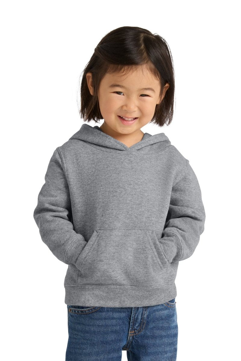 Port & Co ™ Toddler Core Fleece Pullover Hooded Sweatshirt. CAR78TH - Port & Co CAR78TH Athletic Heather 2T Sweatshirts