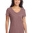 Port & Co ™ Women's Beach Wash ® Garment - Dyed V - Neck Tee LPC099V - Port & Co LPC099V Nostalgia Rose XS Short Sleeve T-Shirts