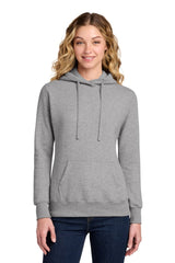 Port & Co ™ Women's Core Fleece Pullover Hooded Sweatshirt LPC78H - Port & Co LPC78H Athletic Heather XS Sweatshirts