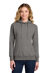 Port & Co ™ Women's Core Fleece Pullover Hooded Sweatshirt LPC78H - Port & Co LPC78H Graphite Heather XS Sweatshirts
