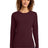 Port & Co ™ Women's Long Sleeve Core Cotton Tee. LPC54LS - Port & Co LPC54LS Athletic Maroon XS Short Sleeve T-Shirts