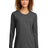 Port & Co ™ Women's Long Sleeve Core Cotton Tee. LPC54LS - Port & Co LPC54LS Dark Heather Grey XS Short Sleeve T-Shirts