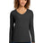 Port & Co ™ Women's Long Sleeve Fan Favorite V - Neck Tee. LPC450VLS - Port & Co LPC450VLS Dark Heather Grey XS Long Sleeve T-Shirts
