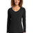 Port & Co ™ Women's Long Sleeve Fan Favorite V - Neck Tee. LPC450VLS - Port & Co LPC450VLS Jet Black XS Long Sleeve T-Shirts