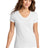 Port & Co ™ Women's Tri - Blend V - Neck Tee. LPC330V - Port & Co LPC330V White XS Short Sleeve T-Shirts