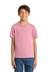 Port & Co ™ Youth Core Cotton Tee. PC54Y - Port & Co PC54Y Candy Pink M Short Sleeve T-Shirts