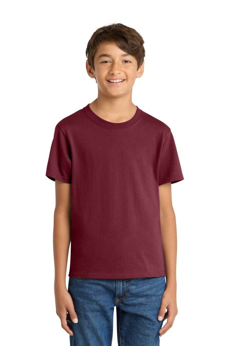 Port & Co ™ Youth Core Cotton Tee. PC54Y - Port & Co PC54Y Cardinal M Short Sleeve T-Shirts