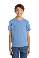 Port & Co ™ Youth Core Cotton Tee. PC54Y - Port & Co PC54Y Carolina Blue M Short Sleeve T-Shirts