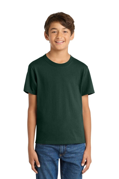 Port & Co ™ Youth Core Cotton Tee. PC54Y - Port & Co PC54Y Dark Green M Short Sleeve T-Shirts