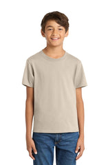 Port & Co ™ Youth Core Cotton Tee. PC54Y - Port & Co PC54Y Light Sand M Short Sleeve T-Shirts