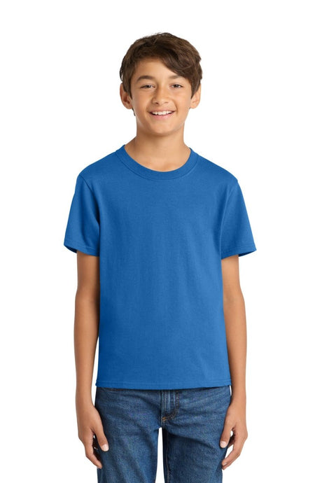 Port & Co ™ Youth Core Cotton Tee. PC54Y - Port & Co PC54Y Royal M Short Sleeve T-Shirts