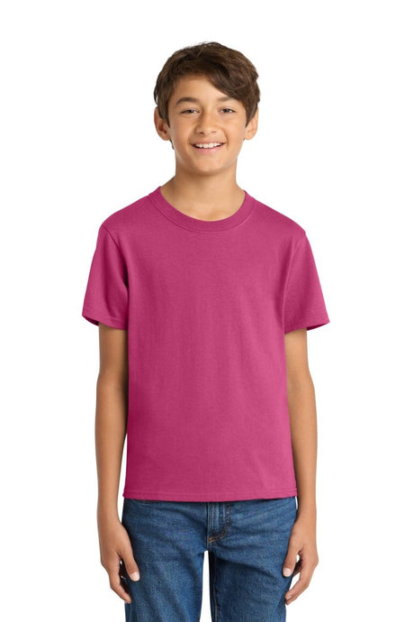 Port & Co ™ Youth Core Cotton Tee. PC54Y - Port & Co PC54Y Sangria M Short Sleeve T-Shirts