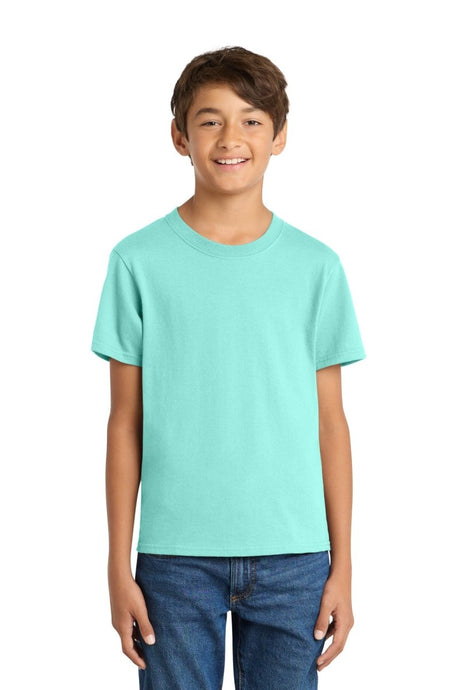 Port & Co ™ Youth Core Cotton Tee. PC54Y - Port & Co PC54Y True Celadon M Short Sleeve T-Shirts