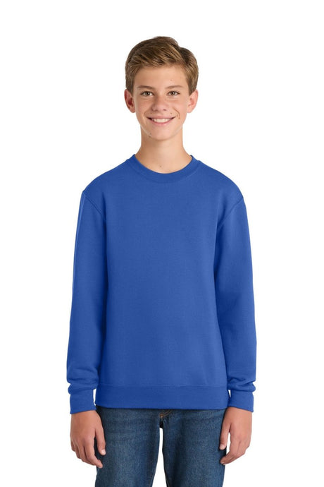 Port & Co ™ Youth Core Fleece Crewneck Sweatshirt. PC90Y - Port & Co PC90Y Royal XS Crewneck Sweatshirts