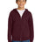 Port & Co ™ Youth Core Fleece Full - Zip Hooded Sweatshirt. PC90YZH - Port & Co PC90YZH Maroon XS Zip Hoodies