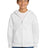 Port & Co ™ Youth Core Fleece Full - Zip Hooded Sweatshirt. PC90YZH - Port & Co PC90YZH White XS Zip Hoodies