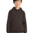 Port & Co ™ Youth Core Fleece Pullover Hooded Sweatshirt. PC90YH - Port & Co PC90YH Dark Chocolate Brown XS Sweatshirts