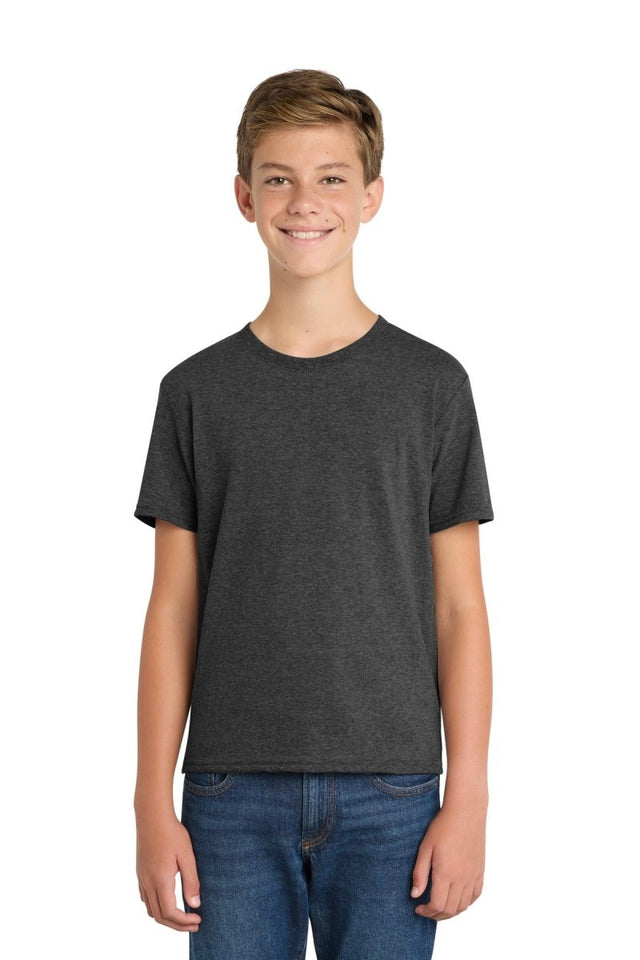 Port & Co ™ Youth Fan Favorite ™ Blend Tee. PC455Y - Port & Co PC455Y Black Heather XS Short Sleeve T-Shirts