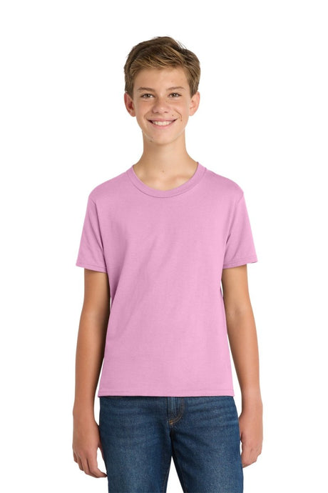 Port & Co ™ Youth Fan Favorite Tee. PC450Y - Port & Co PC450Y Candy Pink XS Short Sleeve T-Shirts