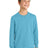 Port & Co ™ Youth Long Sleeve Core Cotton Tee. PC54YLS - Port & Co PC54YLS Aquatic Blue XS Long Sleeve T-Shirts
