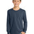 Port & Co ™ Youth Long Sleeve Core Cotton Tee. PC54YLS - Port & Co PC54YLS Heather Navy XS Long Sleeve T-Shirts