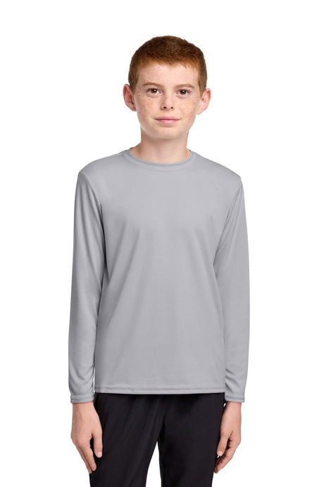 Port & Co ™ Youth Long Sleeve Performance Tee PC380YLS - Port & Co PC380YLS Silver XS Short Sleeve T-Shirts