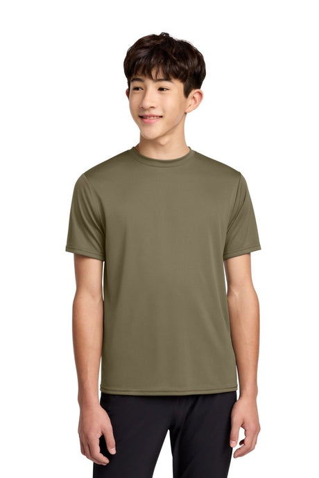 Port & Co ™ Youth Performance Tee. PC380Y - Port & Co PC380Y Coyote Brown XS Short Sleeve T-Shirts