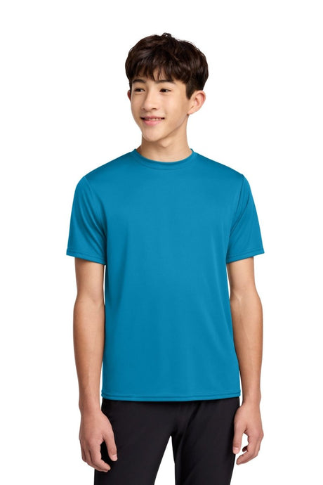 Port & Co ™ Youth Performance Tee. PC380Y - Port & Co PC380Y Neon Blue XS Short Sleeve T-Shirts