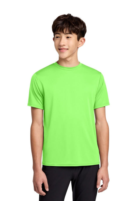 Port & Co ™ Youth Performance Tee. PC380Y - Port & Co PC380Y Neon Green XS Short Sleeve T-Shirts