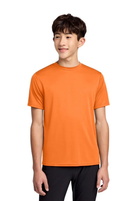 Port & Co ™ Youth Performance Tee. PC380Y - Port & Co PC380Y Neon Orange XS Short Sleeve T-Shirts