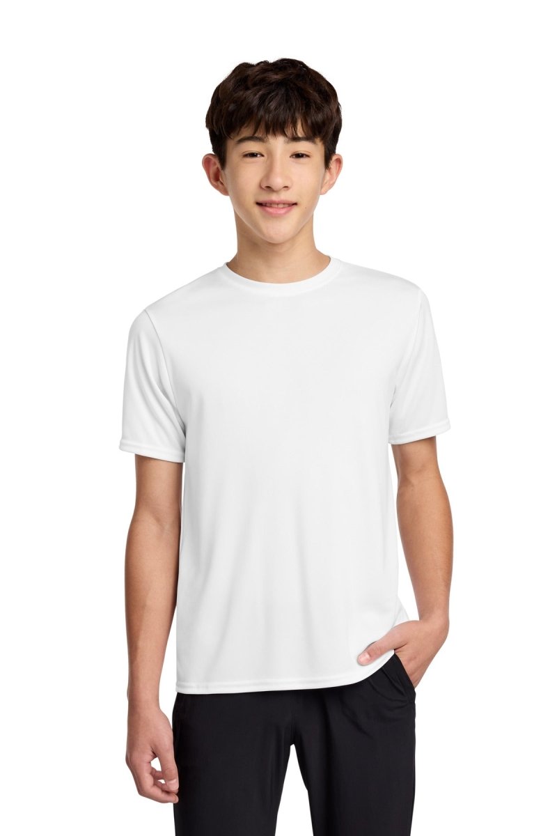 Port & Co ™ Youth Performance Tee. PC380Y - Port & Co PC380Y White XS Short Sleeve T-Shirts