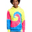 Port & Co ™ Youth Tie - Dye Pullover Hooded Sweatshirt. PC146Y - Port & Co PC146Y Neon Rainbow XS Sweatshirts