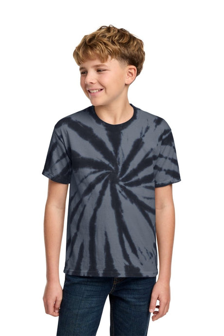 Port & Co ™ Youth Tie - Dye Tee. PC147Y - Port & Co PC147Y Black XS Short Sleeve T-Shirts
