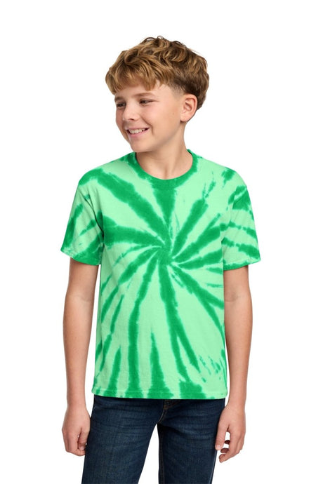 Port & Co ™ Youth Tie - Dye Tee. PC147Y - Port & Co PC147Y Kelly XS Short Sleeve T-Shirts