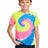 Port & Co ™ Youth Tie - Dye Tee. PC147Y - Port & Co PC147Y Neon Rainbow XS Short Sleeve T-Shirts