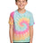 Port & Co ™ Youth Tie - Dye Tee. PC147Y - Port & Co PC147Y Pastel Rainbow XS Short Sleeve T-Shirts
