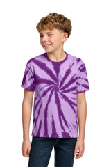 Port & Co ™ Youth Tie - Dye Tee. PC147Y - Port & Co PC147Y Purple XS Short Sleeve T-Shirts