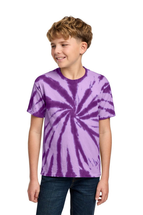 Port & Co ™ Youth Tie - Dye Tee. PC147Y - Port & Co PC147Y Purple XS Short Sleeve T-Shirts