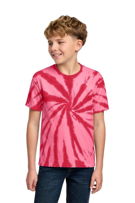 Port & Co ™ Youth Tie - Dye Tee. PC147Y - Port & Co PC147Y Red XS Short Sleeve T-Shirts