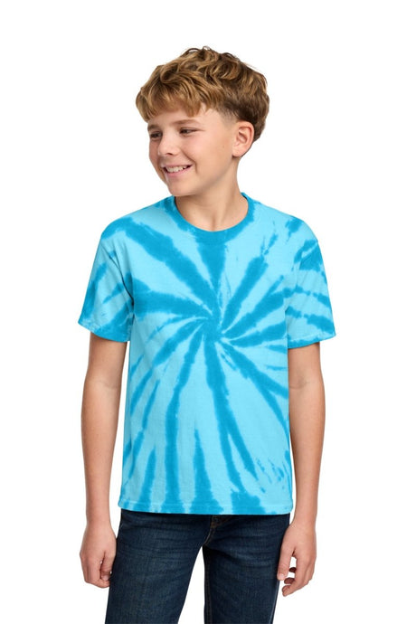 Port & Co ™ Youth Tie - Dye Tee. PC147Y - Port & Co PC147Y Turquoise XS Short Sleeve T-Shirts
