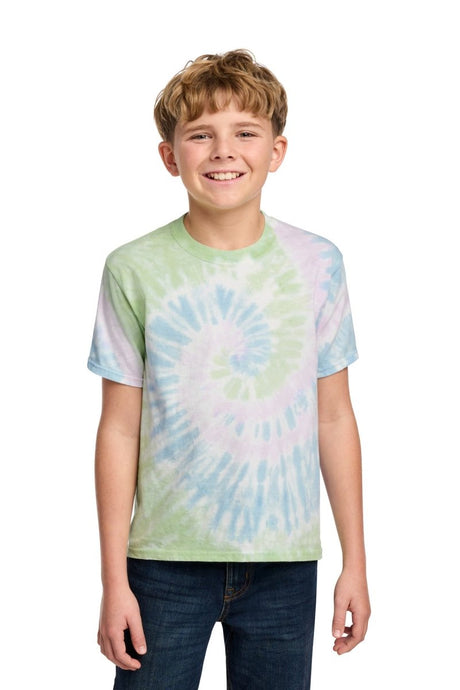 Port & Co ™ Youth Tie - Dye Tee. PC147Y - Port & Co PC147Y Watercolor Spiral XS Short Sleeve T-Shirts