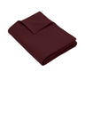 Port & Company BP78 Core Fleece Sweatshirt Blanket Maroon OSFA Blankets