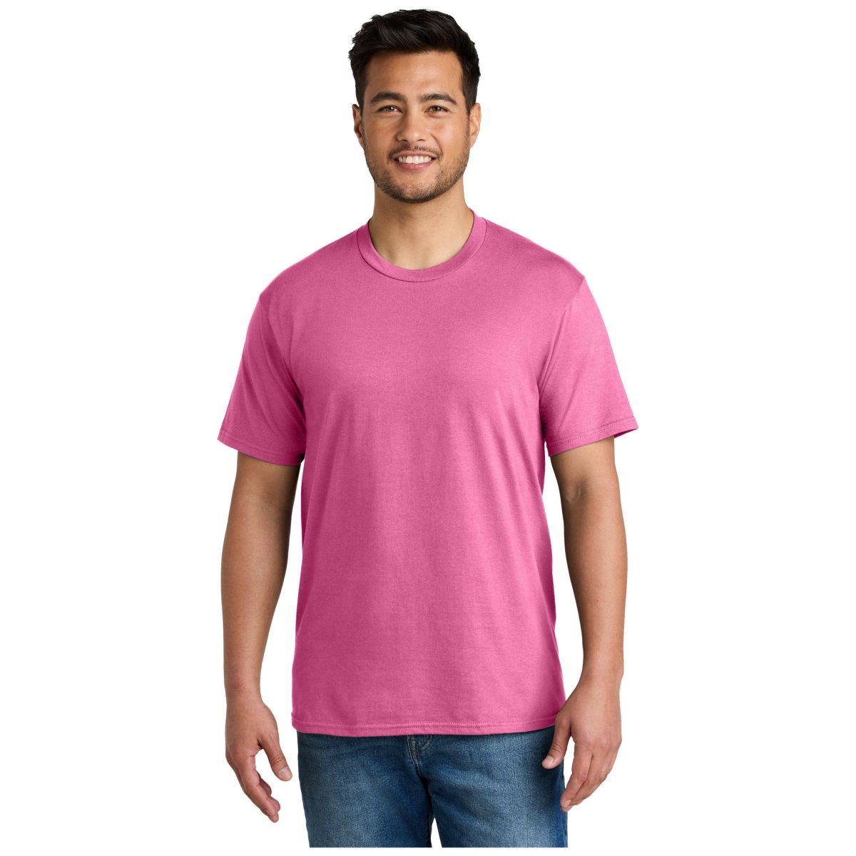 Port & Company® CVC Tee PC340 - Awareness PInk Awareness PInk Small Short Sleeve T-Shirts