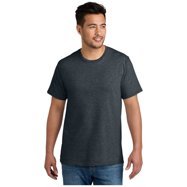 Port & Company® CVC Tee PC340 - Dark Heather Grey Dark Heather Grey Small Short Sleeve T-Shirts