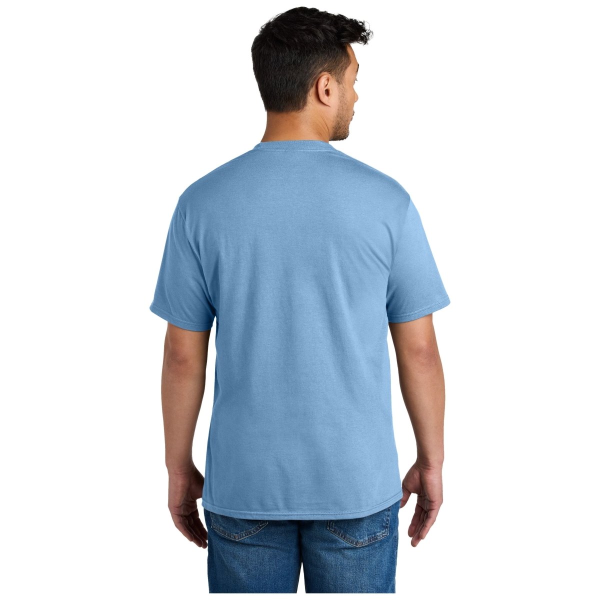 Port & Company® CVC Tee PC340 - Tundra Blue Tundra Blue Small Short Sleeve T-Shirts